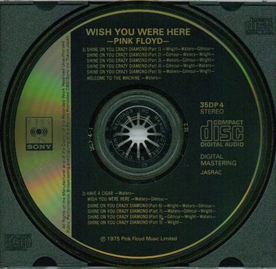 pink floyd wish you were here. Pink Floyd Wish You Were Here
